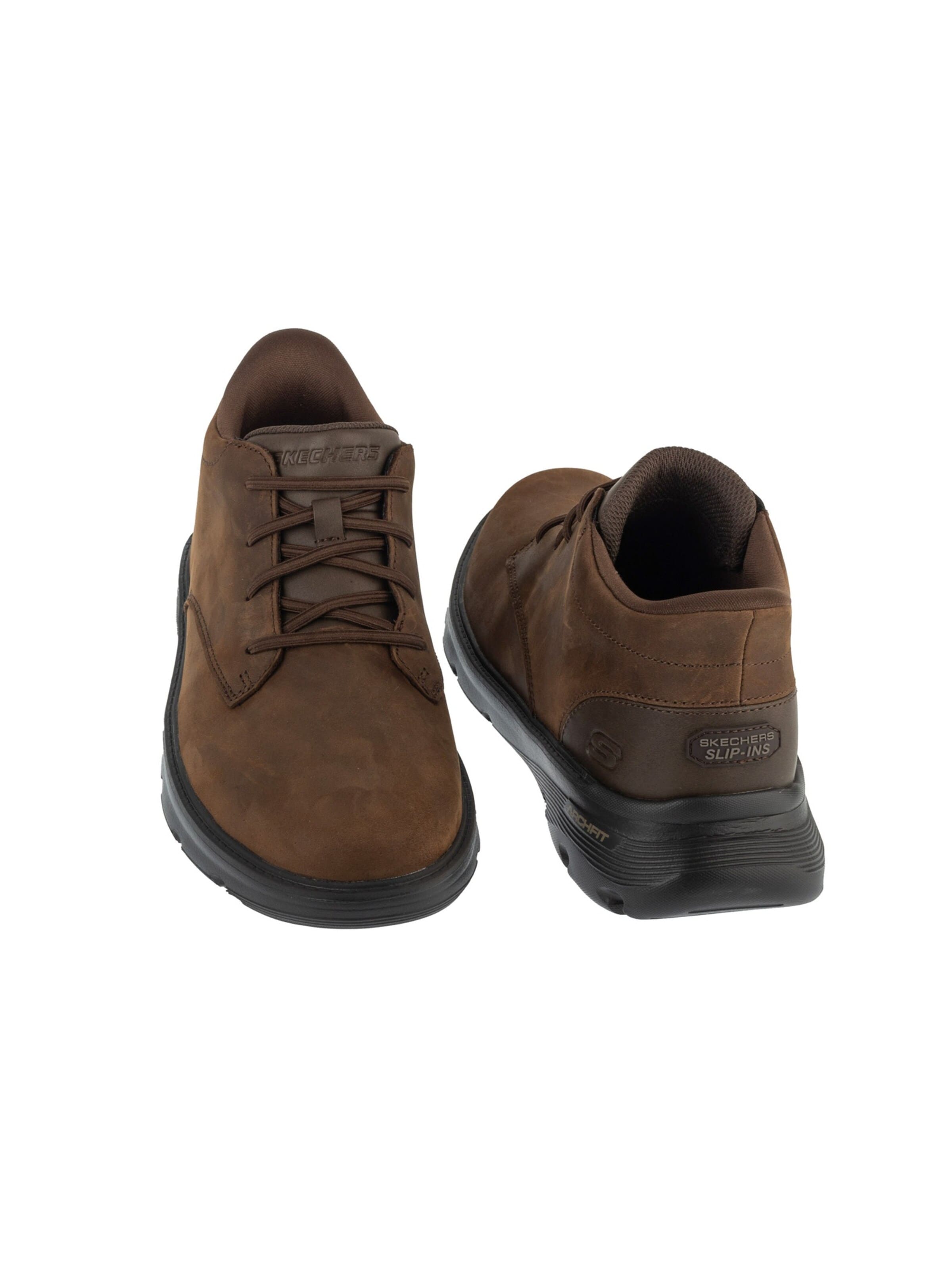 SKECHERS Lace-up boots in Brown