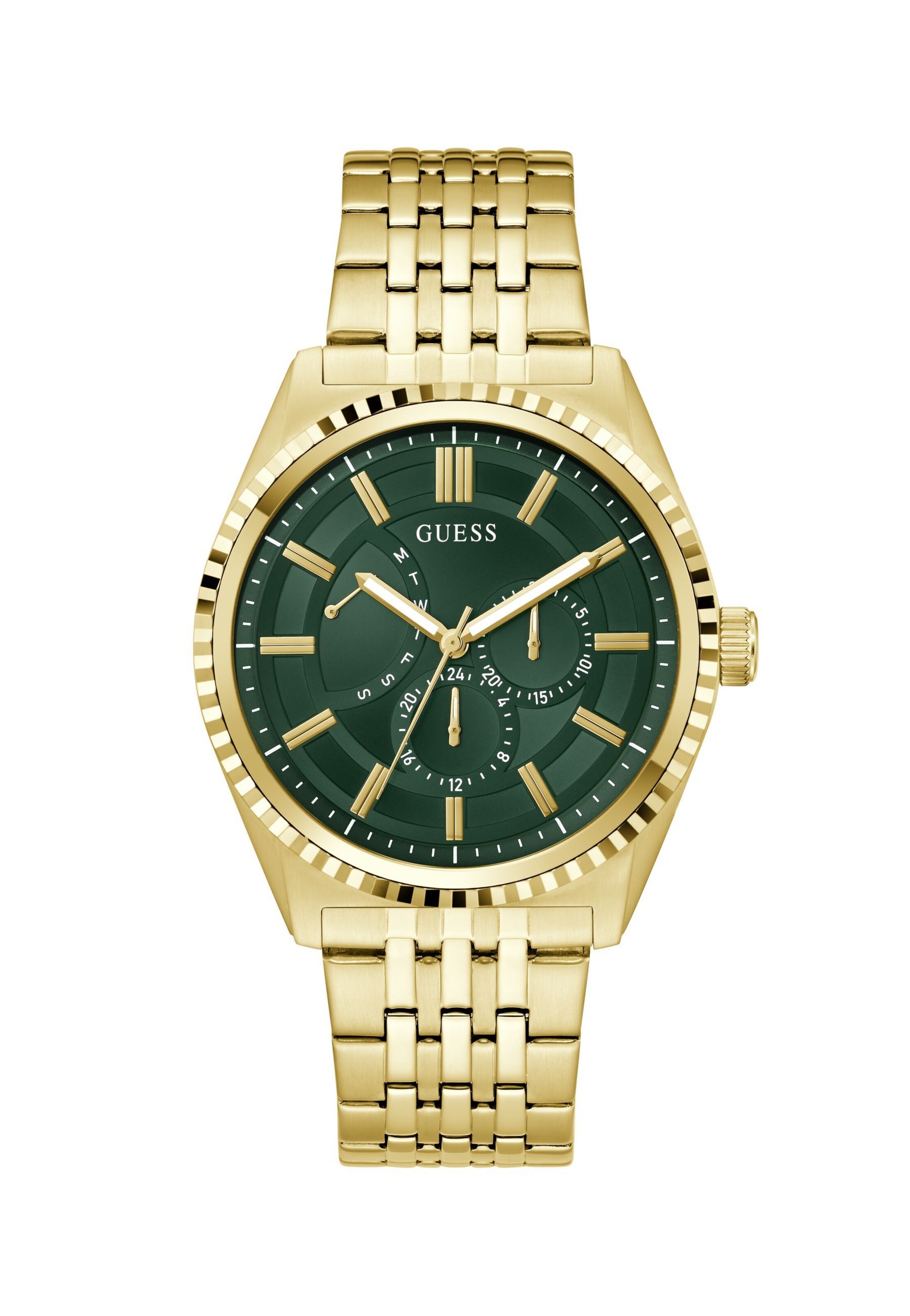 GUESS Analog watch 'Camden' in Gold: front