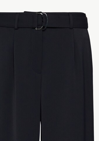 COMMA Wide Leg Hose in Schwarz
