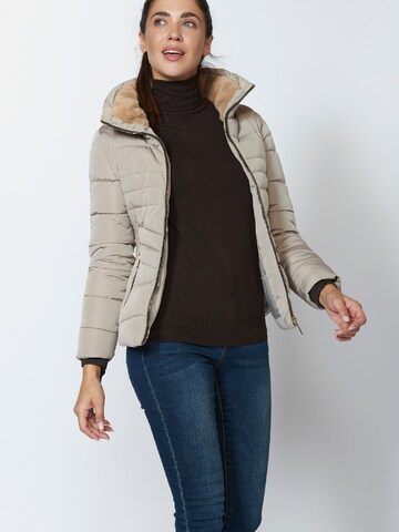 Parka d’hiver KOROSHI en beige