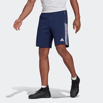 ADIDAS SPORTSWEAR Regular Workout Pants 'Tiro 21' in Blue: front