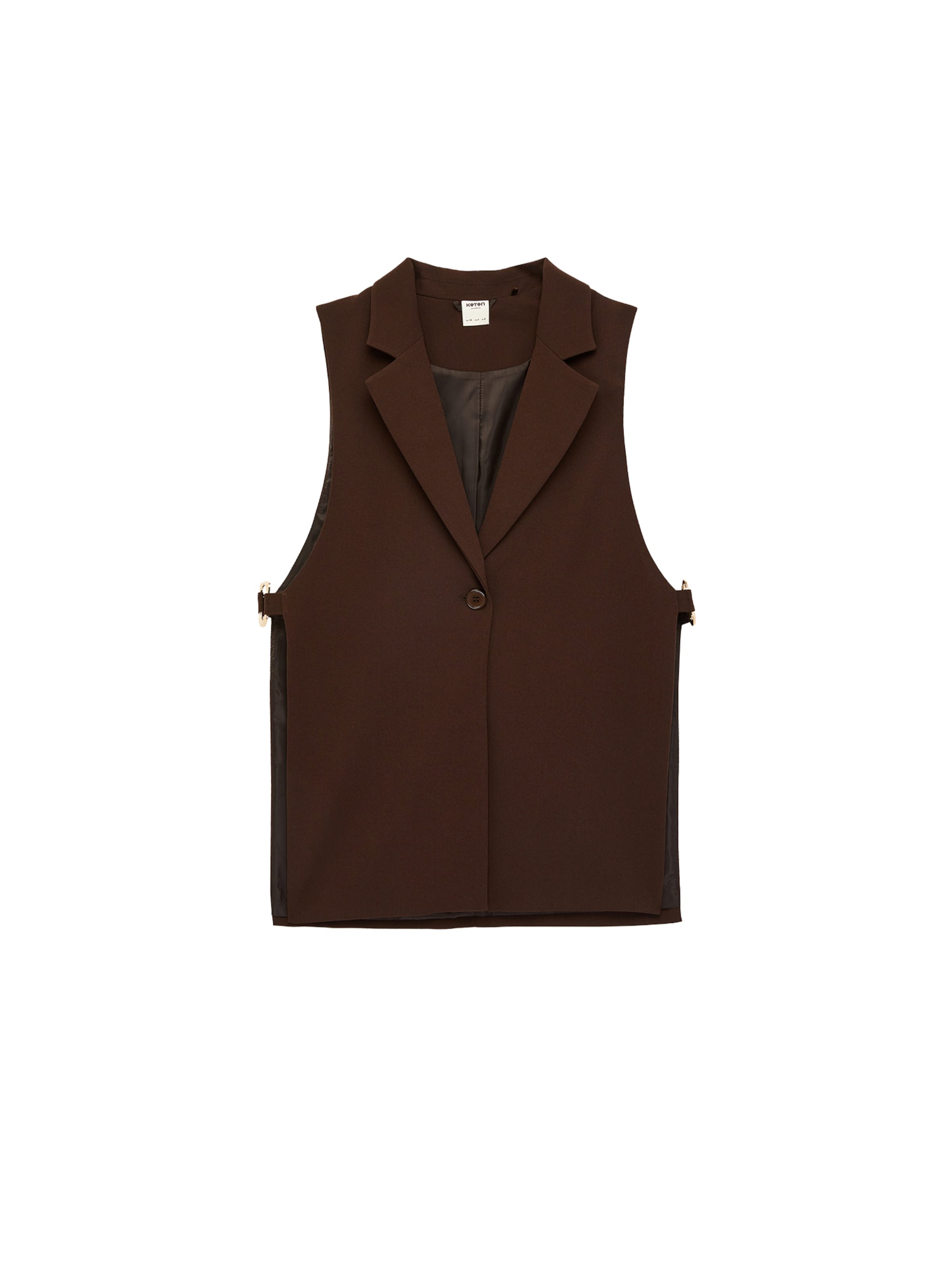 Koton Gilet in Bruin: voorkant