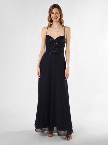 Laona Evening Dress in Blue: front