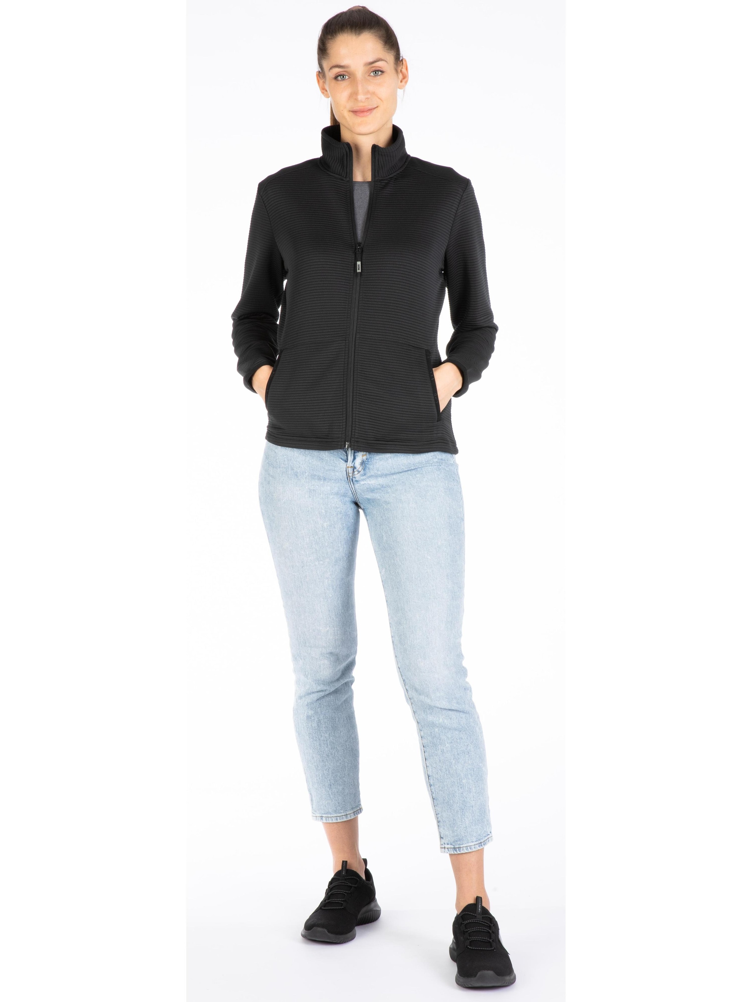 LPO Fleece Jacket 'XARA' in Black