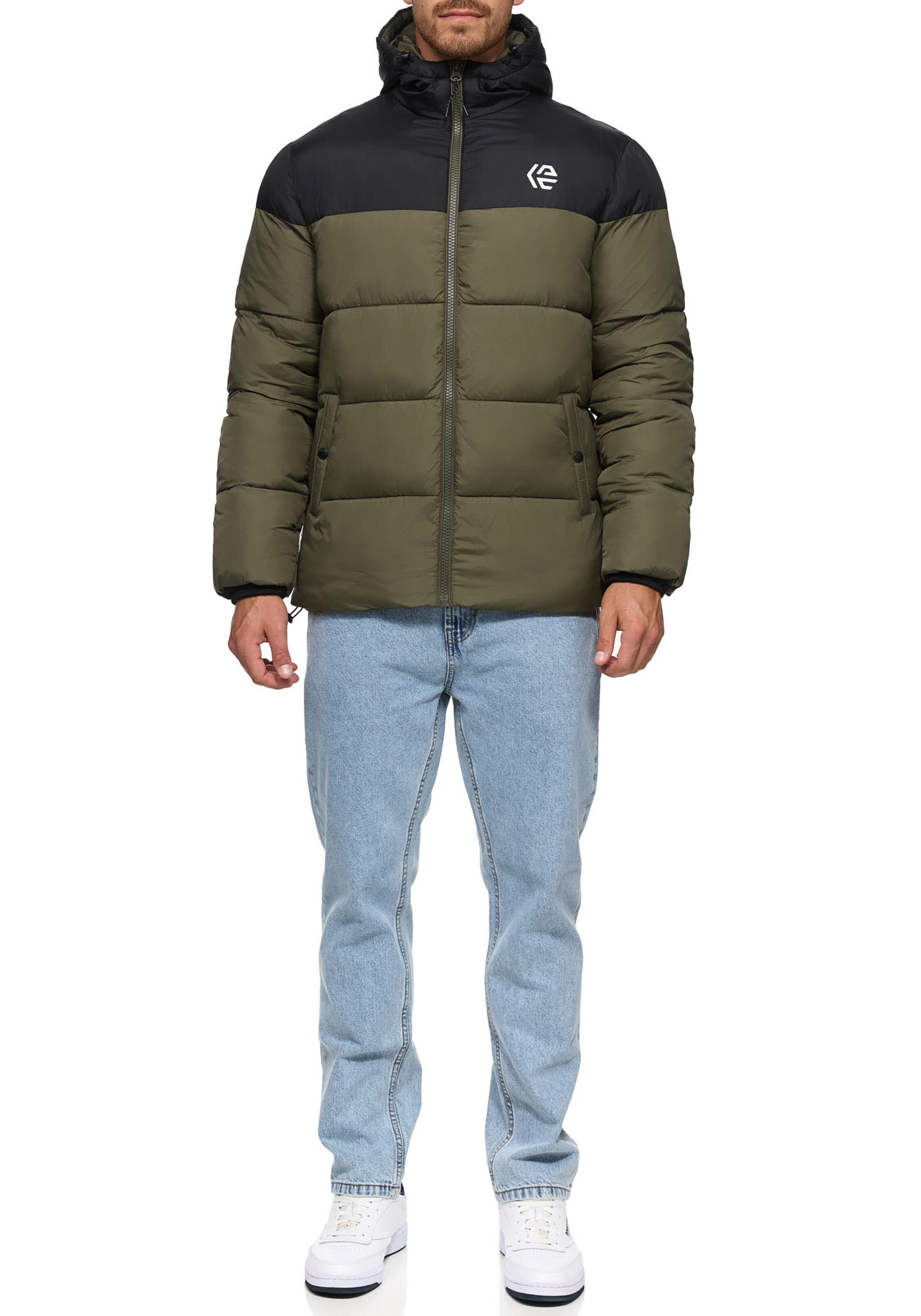 INDICODE JEANS Winter Jacket in Green