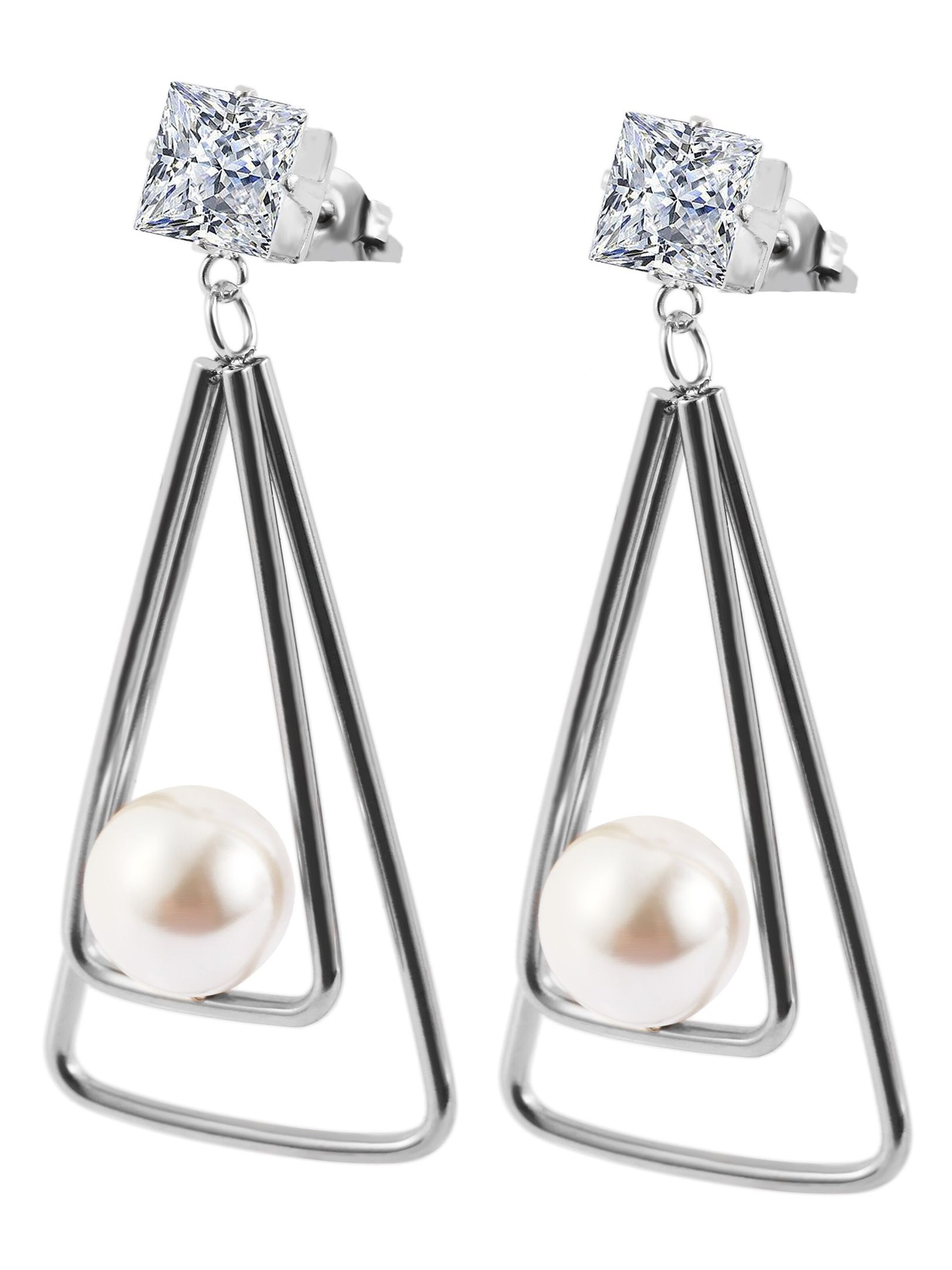 Akzent Earrings 'Jessenia, langlebig' in Silver