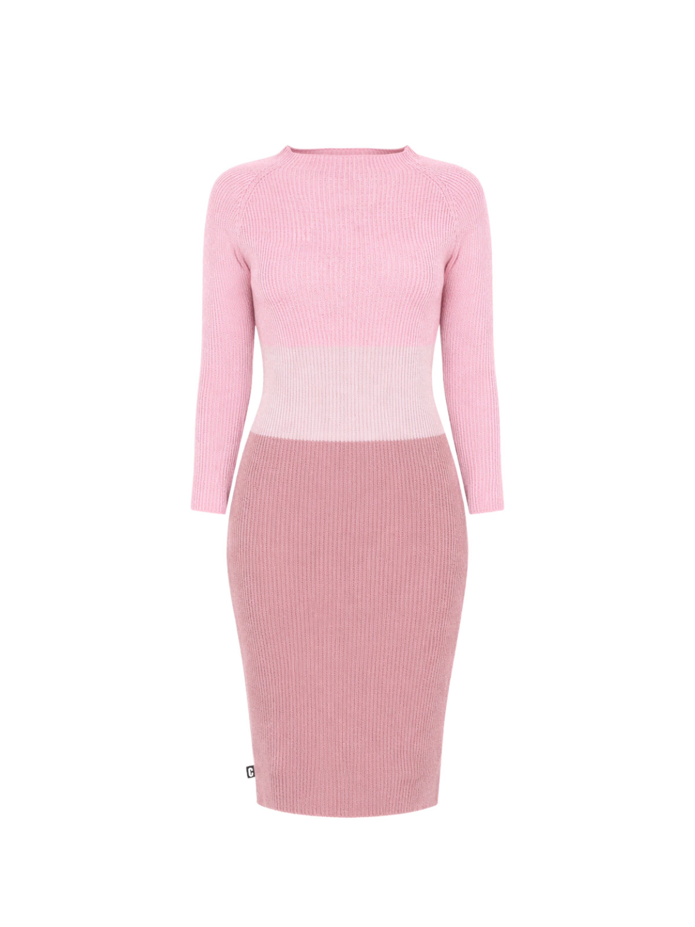 Süel knitwear - Vestido de punto en rosa: frente