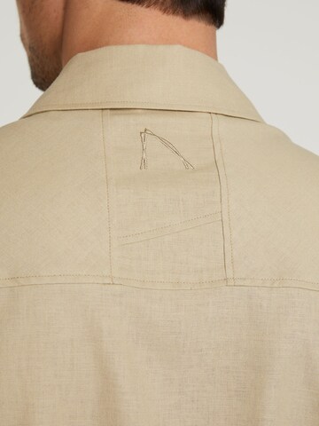 CHASIN' Regular fit Button Up Shirt 'Stryke' in Beige