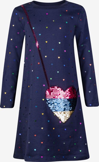 happy girls Dress in Blue / Navy / Yellow / Pink, Item view