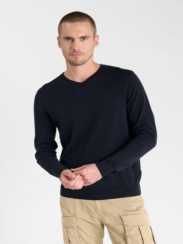Pull-over 'Ibar' Le Temps Des Cerises en bleu : devant