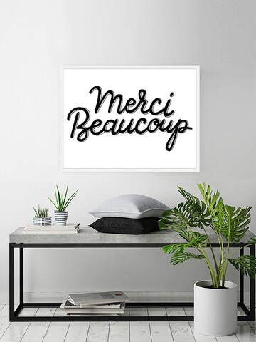 Liv Corday Image 'Merci' in White