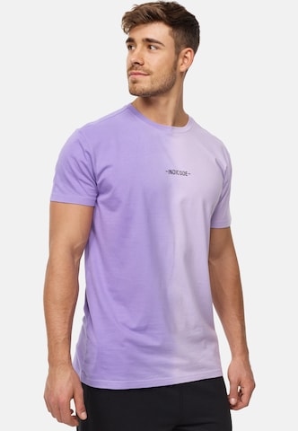 INDICODE JEANS Shirt 'INGibs' in Purple