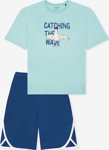 Pyjama ' Teens Nightwear ' SCHIESSER en bleu : devant