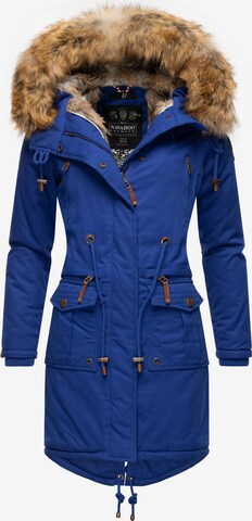 NAVAHOO Winterparka 'Rosinchen' in Blauw: voorkant