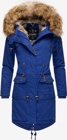 NAVAHOO Winterparka 'Rosinchen' in Blauw: voorkant