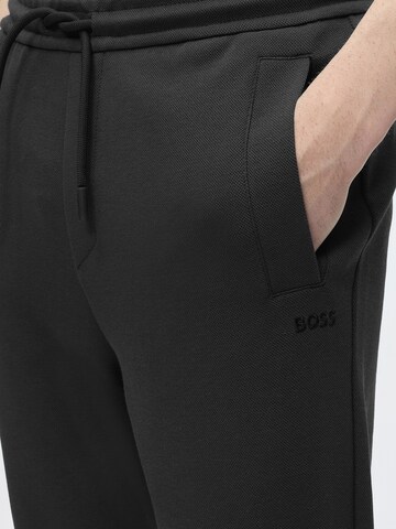 BOSS Дънки Tapered Leg Спортен панталон 'Union Hadiko' в черно