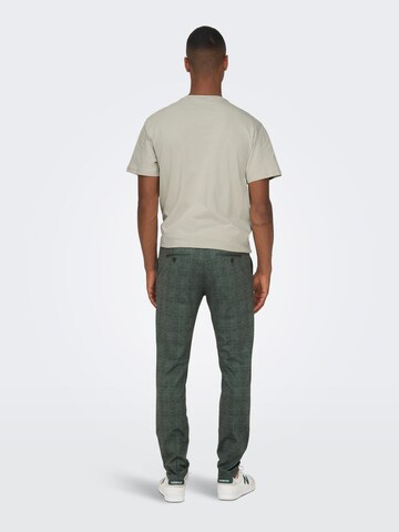 Only & Sons Slim fit Chino Pants 'Mark' in Green