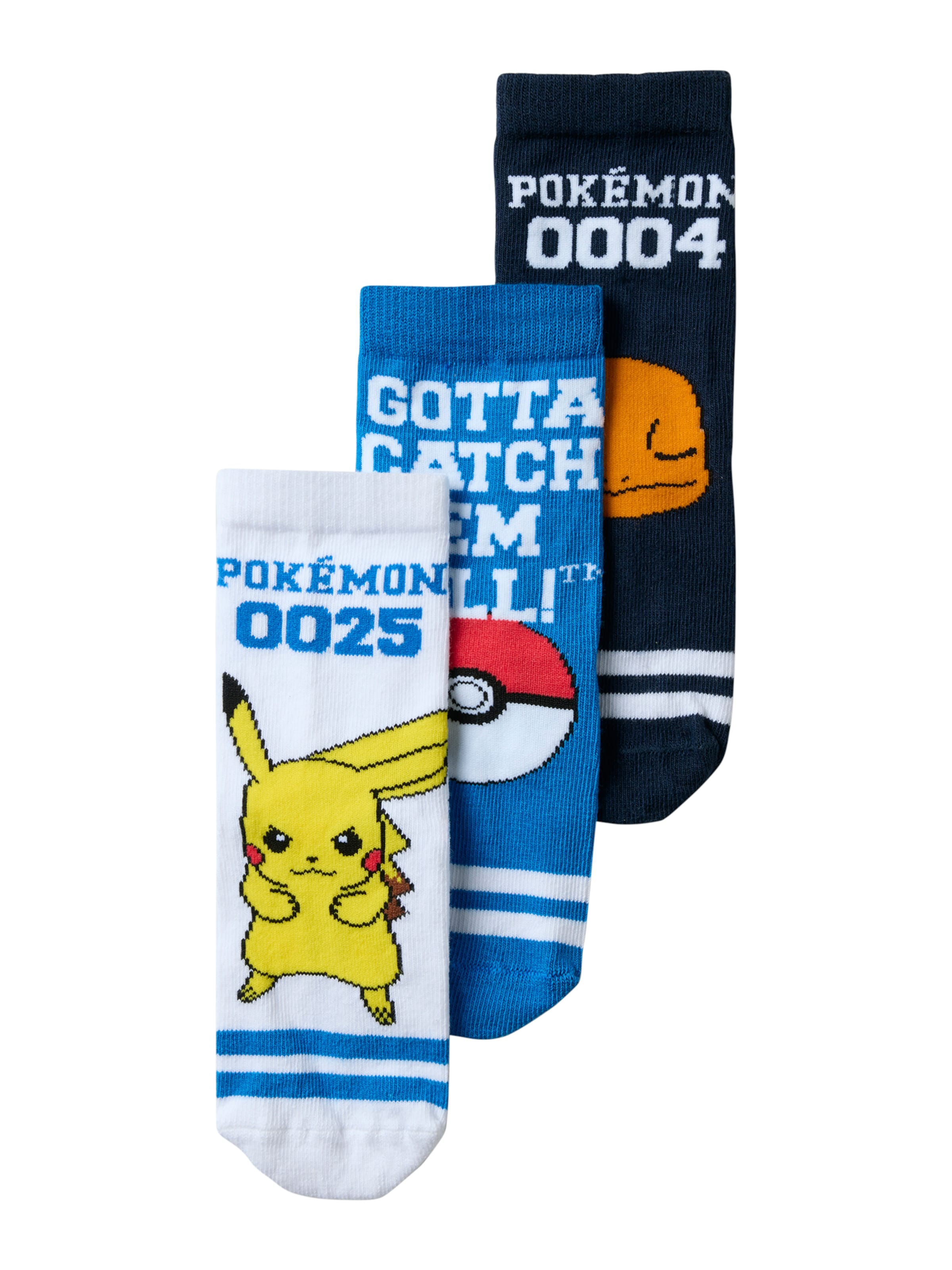 zils NAME IT Zeķes 'NMMMASKE POKEMON': no priekšpuses