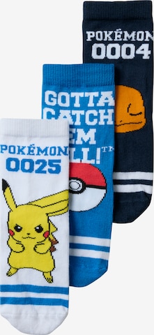 NAME IT Sukat 'NMMMASKE POKEMON' värissä sininen: etupuoli