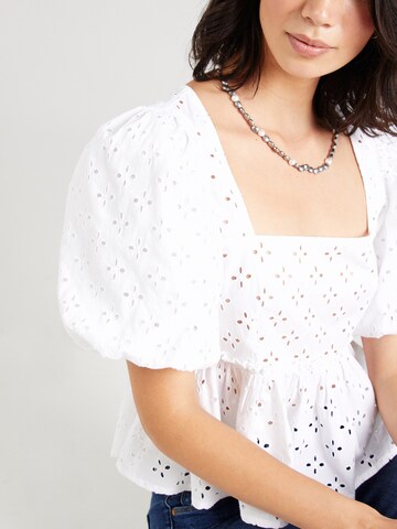 Monki Blouse in White