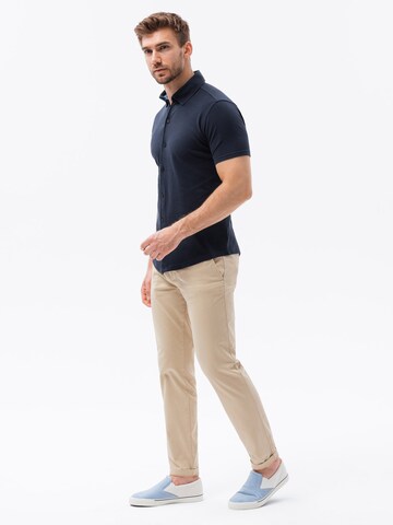 Coupe slim Chemise 'K541' Ombre en bleu