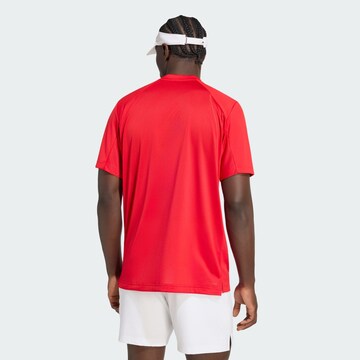 T-Shirt fonctionnel 'Club Tennis' ADIDAS PERFORMANCE en rouge