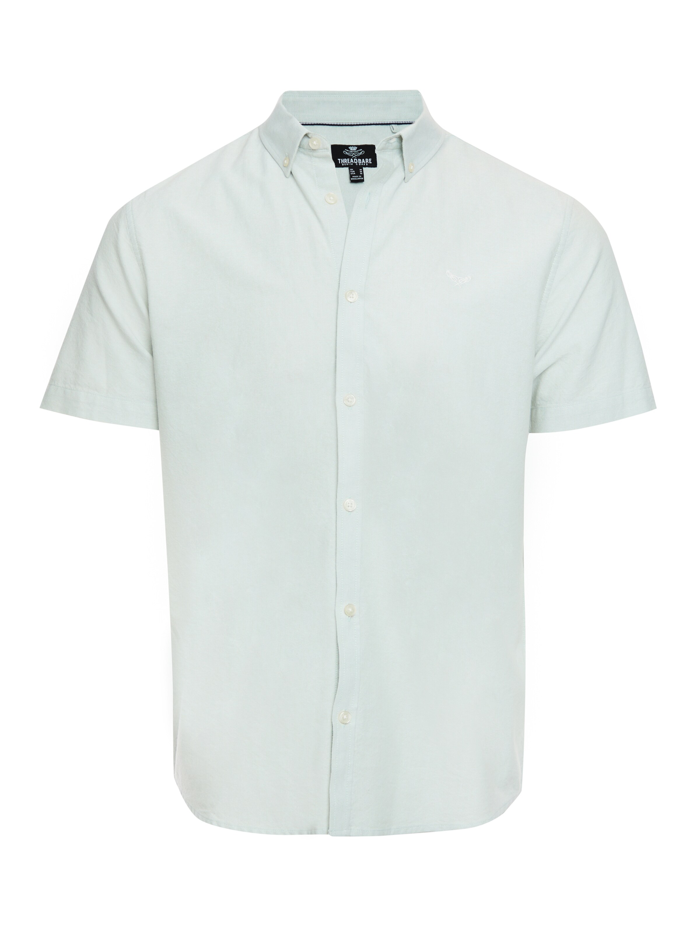 Threadbare Hemd 'Inferno' in Grün: Vorderseite