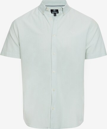 Threadbare Button Up Shirt 'Inferno' in Green: front