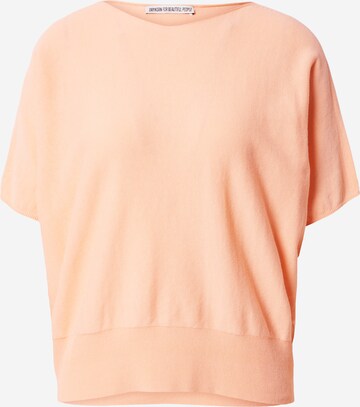 Pull-over 'SOMELI' DRYKORN en orange : devant