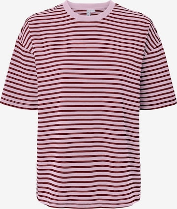 T-shirt 'PCSadie' PIECES en rose : devant