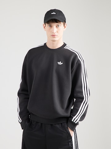 ADIDAS ORIGINALS Sweatshirt 'Adicolor' in Zwart: voorkant
