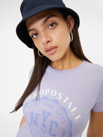 AÉROPOSTALE T-Shirt in Lila