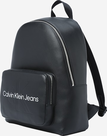 Calvin Klein Jeans Reppu 'Campus' värissä musta