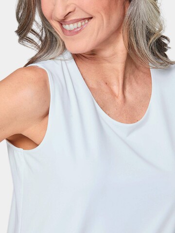Goldner Top in Blau