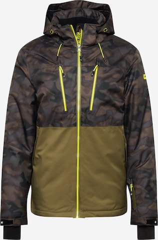 KILLTEC Outdoor jacket 'Combloux' in Green: front