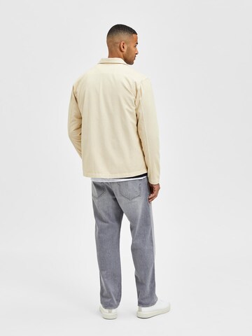 SELECTED HOMME Comfort Fit Skjorta 'Tony' i beige