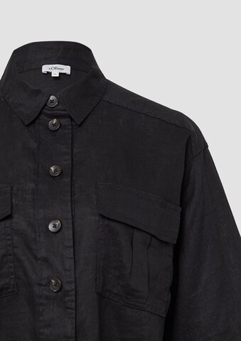 s.Oliver Bluse in Schwarz