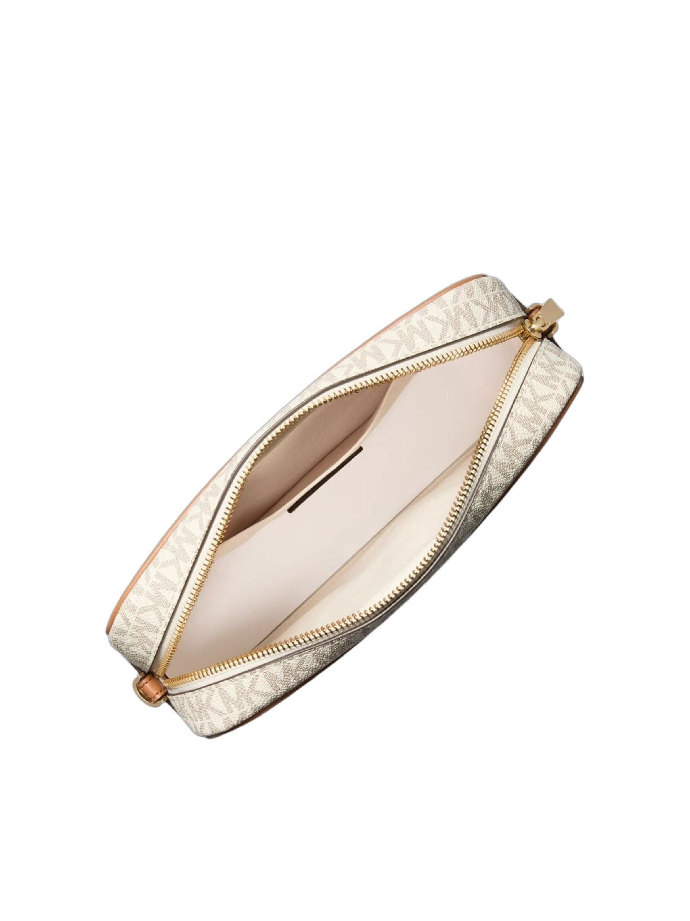 MICHAEL Michael Kors Torba za čez ramo 'Michael Kors Sac Bandoulière Bev Grand Est-Ouest Beige' | bež barva