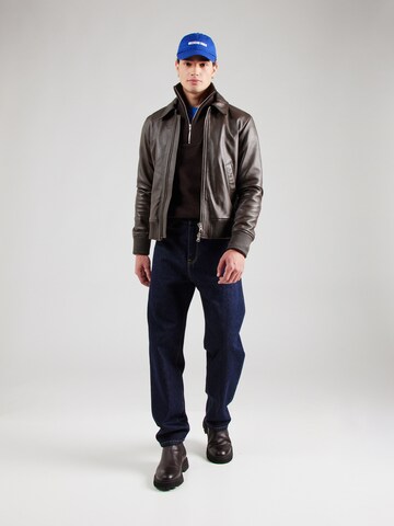 NN07 Jacke 'Florian 8254' in Braun