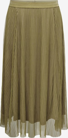 ONLY Carmakoma - Falda 'CARLAVINE' en verde: frente