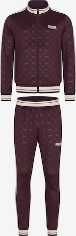 LONSDALE Jogginganzug 'Ashwell' in Rot: Vorderseite