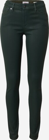 s.Oliver Skinny Jeans in Groen: voorkant