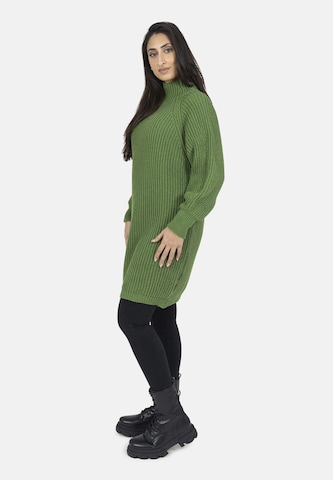 Elara Knit dress in Green