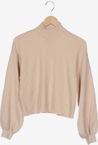 Bershka Pullover S in Beige: predná strana