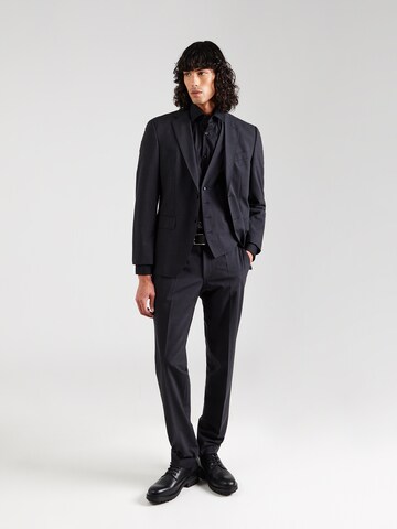 HUGO Slim Fit Hemd 'Jenno' in Schwarz