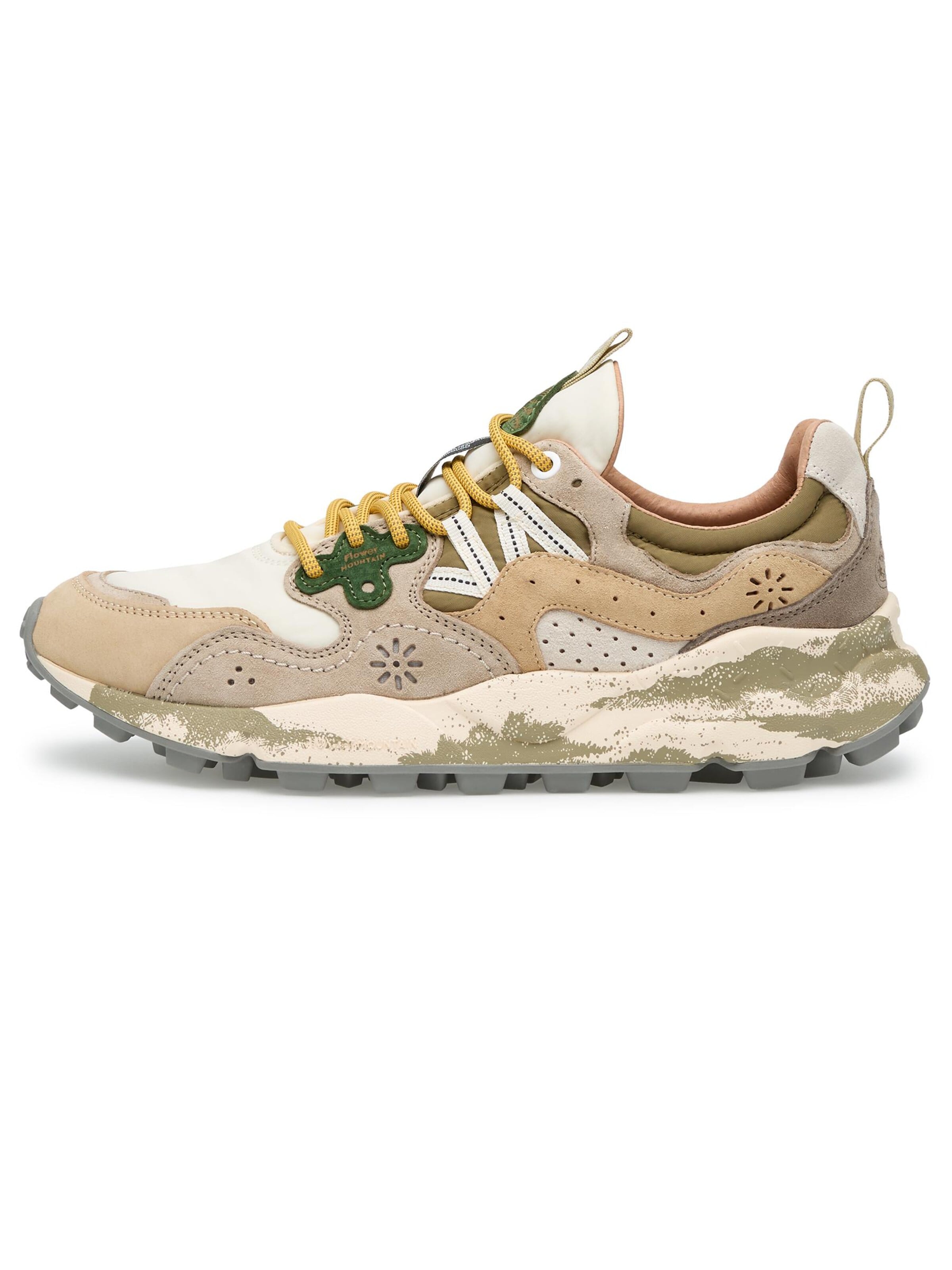 Flower Mountain Platform trainers 'YAMANO 3 UNI L.E.' in Beige: front