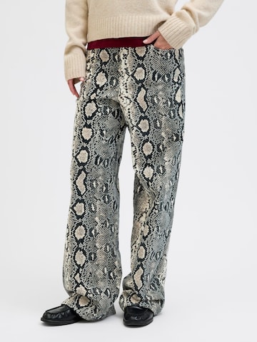 JJXX Wide Leg Bukser 'ZOE' i hvid: forside