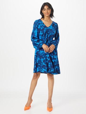 ICHI Dress in Blue: front