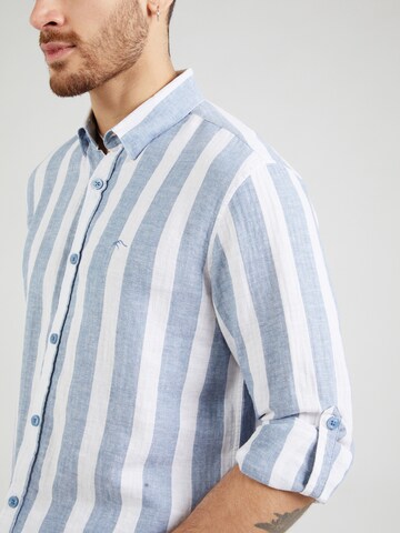 INDICODE JEANS Regular fit Button Up Shirt 'Donuld' in Blue