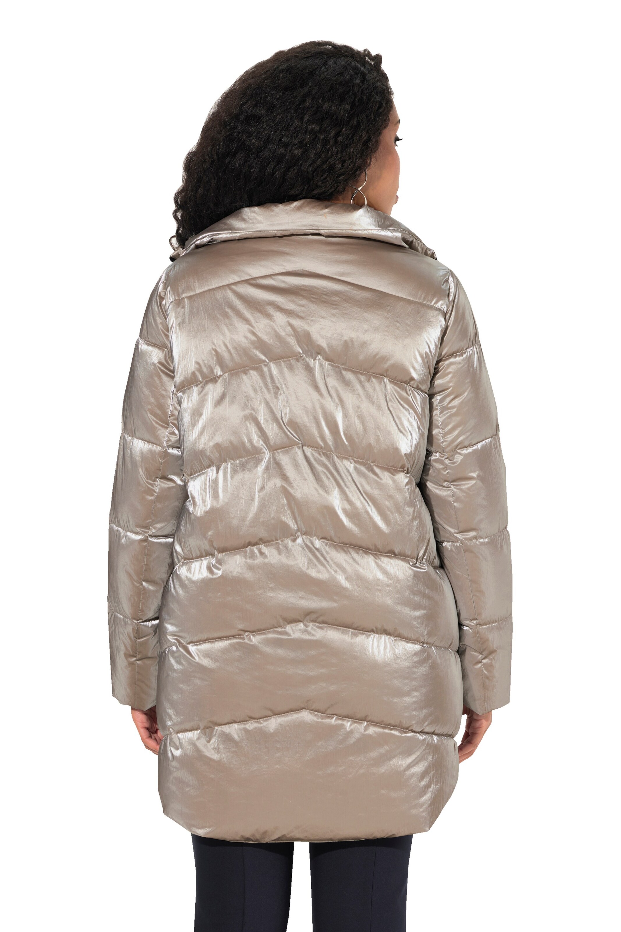 Ulla Popken Winter jacket in Silver